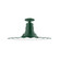 Radial One Light Flush Mount in Forest Green (518|FMB15942)