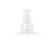 Atomic One Light Flush Mount in White (518|FMB14844)