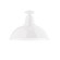 Cafe One Light Flush Mount in White (518|FMB10844)
