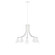 J-Series LED Chandelier in White with Brushed Nickel (518|CHN4154496L10)