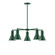 Flare LED Chandelier in Forest Green (518|CHC43642L10)