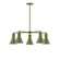 J-Series LED Chandelier in Fern Green (518|CHC43622L10)