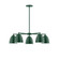 Jill LED Chandelier in Forest Green (518|CHC41742L10)