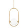Everley One Light Pendant in Vintage Brass (68|27342VB)