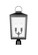 Devens Two Light Outdoor Post Lantern in Powder Coated Black (59|42654PBK)