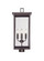 Barkeley Four Light Outdoor Post Lantern in Powder Coated Bronze (59|42604PBZ)
