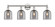 Edison Four Light Bath Vanity in Polished Nickel (405|6164WPNG5586SM)