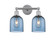 Edison Two Light Bath Vanity in Polished Chrome (405|6162WPCG5586BL)