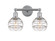 Edison Two Light Bath Vanity in Polished Chrome (405|6162WPCG5566CL)