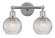 Edison Two Light Bath Vanity in Polished Chrome (405|6162WPCG122C6CL)