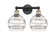 Edison Two Light Bath Vanity in Black Antique Brass (405|6162WBABG5568CL)