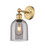 Edison One Light Wall Sconce in Brushed Brass (405|6161WBBG5586SM)