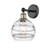 Edison One Light Wall Sconce in Black Antique Brass (405|6161WBABG5568CL)