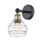 Edison One Light Wall Sconce in Black Antique Brass (405|6161WBABG5566CL)