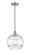 Edison One Light Mini Pendant in Brushed Satin Nickel (405|6161PSNG55612CL)