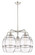 Downtown Urban Five Light Chandelier in Polished Nickel (405|5165CRPNG5578CL)