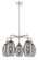 Downtown Urban Five Light Chandelier in Polished Nickel (405|5165CRPNG5576SM)