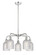 Ballston Five Light Chandelier in Polished Chrome (405|5165CRPCG5595CL)