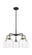 Downtown Urban Five Light Chandelier in Black Antique Brass (405|5165CRBABG5586CL)