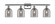 Ballston Four Light Bath Vanity in Polished Chrome (405|5164WPCG5586SM)
