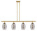 Ballston Four Light Island Pendant in Satin Gold (405|5164ISGG5576SM)