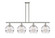 Ballston Four Light Island Pendant in Polished Nickel (405|5164IPNG55610CL)