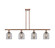Ballston Four Light Island Pendant in Antique Copper (405|5164IACG5586SM)