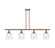 Ballston Four Light Island Pendant in Antique Copper (405|5164IACG5586SDY)