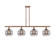 Ballston Four Light Island Pendant in Antique Copper (405|5164IACG5568SM)