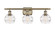 Ballston Three Light Bath Vanity in Antique Brass (405|5163WABG5566CL)