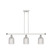 Ballston Three Light Island Pendant in White Polished Chrome (405|5163IWPCG5595CL)