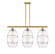 Ballston Three Light Island Pendant in Satin Gold (405|5163ISGG55710CL)