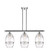 Ballston Three Light Island Pendant in Polished Chrome (405|5163IPCG5578CL)