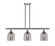 Ballston Three Light Island Pendant in Antique Brass (405|5163IABG5586BL)