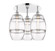 Downtown Urban Three Light Flush Mount in Polished Chrome (405|5163CPCG5578CL)