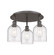 Ballston Three Light Semi-Flush Mount in Oil Rubbed Bronze (405|5163COBG5586SDY)