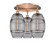 Ballston Three Light Semi-Flush Mount in Antique Copper (405|5163CACG5578SM)