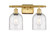 Ballston Two Light Bath Vanity in Satin Gold (405|5162WSGG5586SDY)
