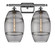 Ballston Two Light Bath Vanity in Polished Chrome (405|5162WPCG5578SM)