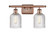 Ballston Two Light Bath Vanity in Antique Copper (405|5162WACG5595CL)