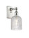 Ballston One Light Wall Sconce in White Polished Chrome (405|5161WWPCG5595CL)