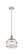 Ballston One Light Mini Pendant in White Polished Chrome (405|5161SWPCG5568CL)