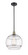 Ballston One Light Mini Pendant in Black Antique Brass (405|5161SBABG55612CL)