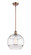 Ballston One Light Mini Pendant in Antique Copper (405|5161SACG55612CL)