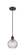 Ballston One Light Mini Pendant in Matte Black (405|5161PBKG122C6CL)
