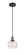 Ballston One Light Mini Pendant in Black Antique Brass (405|5161PBABG5566CL)