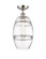 Ballston One Light Semi-Flush Mount in Polished Nickel (405|5161CPNG5578CL)
