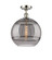 Ballston One Light Semi-Flush Mount in Polished Nickel (405|5161CPNG55612SM)