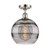 Ballston One Light Semi-Flush Mount in Polished Nickel (405|5161CPNG55610SM)