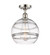 Ballston One Light Semi-Flush Mount in Polished Nickel (405|5161CPNG55610CL)